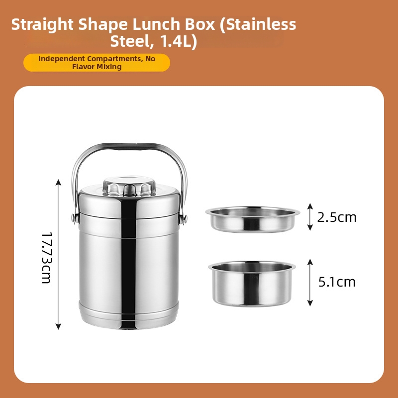 201-1.4L straight insulated container