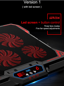 Coussin de refroidissement pour tablette <span class=keywords><strong>PC</strong></span> <span class=keywords><strong>plaque</strong></span> de refroidissement pour ordinateur <span class=keywords><strong>portable</strong></span> avec support de refroidisseur de lumière LED deux ports USB 2600 tr/min coussin de refroidissement pour ordinateur <span class=keywords><strong>portable</strong></span> support pour ordinateur <span class=keywords><strong>portable</strong></span> - Product Image 6
