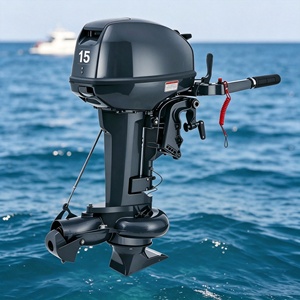 Motor fueraborda <span class=keywords><strong>Yamaha</strong></span> compatible TP15 Jet Drive <span class=keywords><strong>de</strong></span> 15 HP, 2 tiempos, duradero, para embarcaciones marinas - Product Image 1