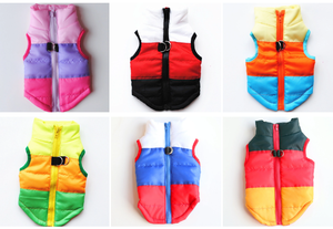 थोक पालतू जानवर खचाखच भरा हुआ जैकेट कोट कुत्ते सर्दियों बनियान कोट - Product Image 2