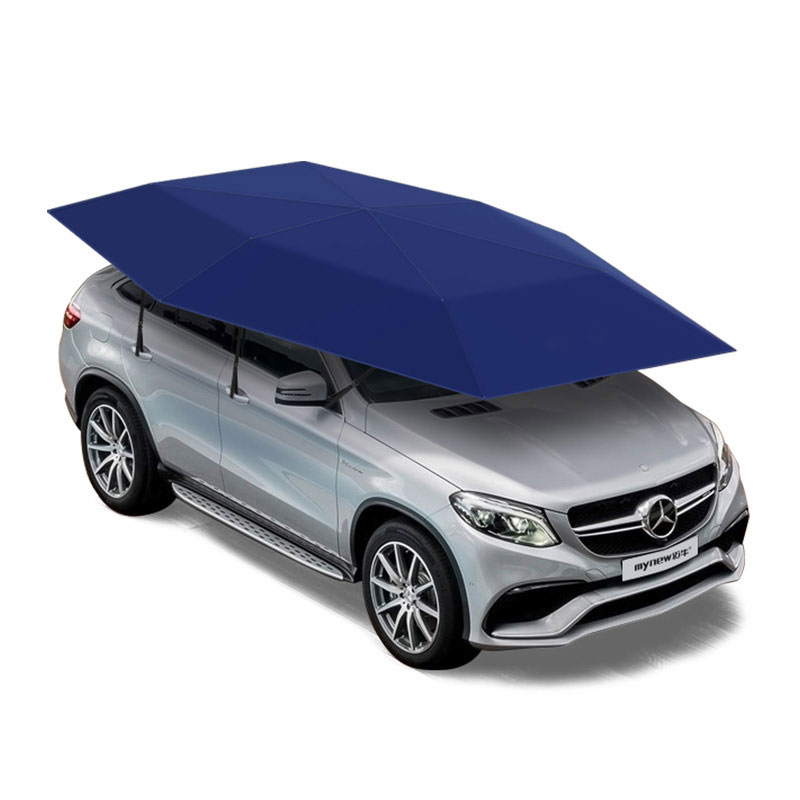 Custom Print 4.8M 4.2M Ontwerp Automatische Zonnescherm Zonnescherm Auto Tent Cover Paraplu