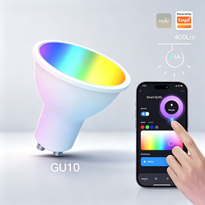 หลอดไฟ LED อัจฉริยะ CCTRGB รองรับ Alexa และ Google Assistant รุ่น Gu10 AC230V 5W สำหรับควบคุมการหรี่แสง วัสดุพลาสติก - Product Image 1