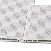 Panneau de plafond et panneau mural en PVC, panneau en plastique imperméable à emboîtement pour la décoration intérieure