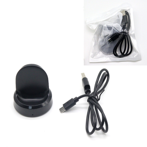 Station de charge sans fil USB de remplacement pour <span class=keywords><strong>montre</strong></span> connectée <span class=keywords><strong>Samsung</strong></span> <span class=keywords><strong>Gear</strong></span> S5 <span class=keywords><strong>S4</strong></span> S3 S2 R735 R730 – Accessoire de support de charge - Product Image 1