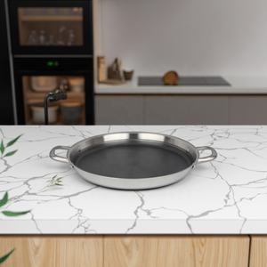 Sartén muy grande <span class=keywords><strong>de</strong></span> bajo <span class=keywords><strong>precio</strong></span>, sartén <span class=keywords><strong>de</strong></span> <span class=keywords><strong>paella</strong></span> <span class=keywords><strong>de</strong></span> acero inoxidable 316 personalizada <span class=keywords><strong>de</strong></span> varios tamaños, sartén <span class=keywords><strong>de</strong></span> cocina con 2 asas - Product Image 1