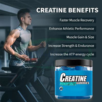OEM Halal Bulk Pré-entraînement Créatine Sans Sucre 5000mg Créatine HCL Bonbons Gélifiés Compléments Sportifs Créatine Monohydrate Gélifiés