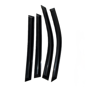 Car Window PMMA Black Visor Wind <b>Deflector</b> <b>Rain</b> Guard Door & Vent Visor - Product Image 1