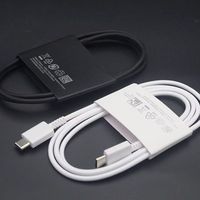 Câbles de données Type C Charge rapide 2025 Nouveau type C à C S21 Câble de données 1M Câbles de données de charge rapide Prix bas pour téléphone portable