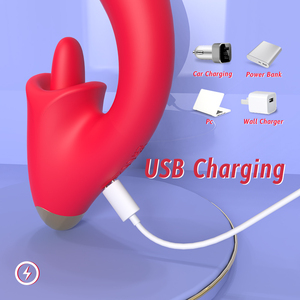 Conçu pour son plaisir : Vibrateur à 9 vitesses ultra silencieux et étanche, stimulation par léchage de la langue, une touche de luxe pour votre routine de bien-être - Product Image 6