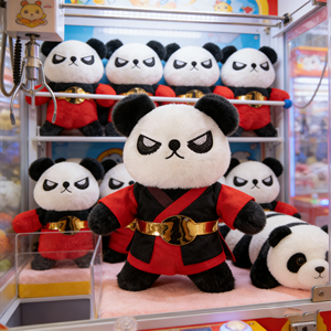 ตุ๊กตาคุนหูแพนด้าคาไวอิขนาด 8 นิ้ว ขายส่ง ของเล่นตุ๊กตาสัตว์น่ารัก การ์ตูนอนิเมะ ของเล่นเด็ก สำหรับร้านเครื่องคีบตุ๊กตา - Product Image 1