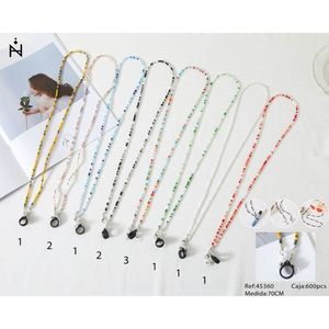 Catena Tre in Uno in Cristallo da 70 cm per Occhiali e Lenti, Cinturino da Collo - Product Image 1