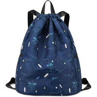 Sac à dos de sport léger et durable de haute qualité avec cordon de serrage, logo personnalisé imprimé, en nylon et polyester, sac à cordon de serrage par sublimation