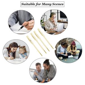 Stylo bille en métal avec impression couleur or rose, logo personnalisé, stylo de luxe pour les étudiants, le bureau, la publicité, le hôtel - Product Image 5