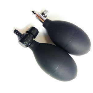Sphygmomanomètre médical Sang Caoutchouc Air Gonflage <span class=keywords><strong>Ballon</strong></span> Ampoule Pompe Valve - Product Image 1