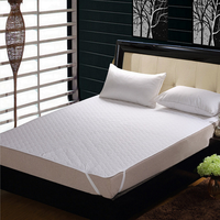 Protège-matelas de qualité supérieure pour hôtel, respirant et absorbant, 5 étoiles, 135*200cm, avec bande élastique