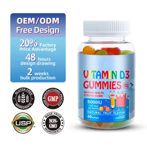 Gummies de <span class=keywords><strong>Vitamine</strong></span> D3 5000 UI pour Enfants – Complément Alimentaire Énergie, Humeur et Santé des Os et des Articulations - Product Image 3