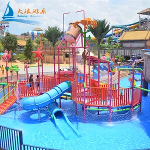 Dalam taman tema wahana taman air baru wahana taman air anak bermain konstruksi taman akuatik luar ruangan untuk resor Hotel