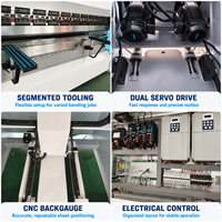 Prensa Plegadora CNC Servoeléctrica de 81T y 2500mm, Totalmente Eléctrica, de Alta Precisión y Sin Aceite para Plegado de Chapa Metálica