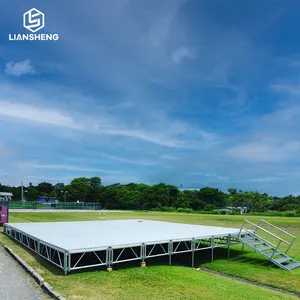 Alumínio para palco de casamento OEM palco móvel para venda pódio de igreja moderno