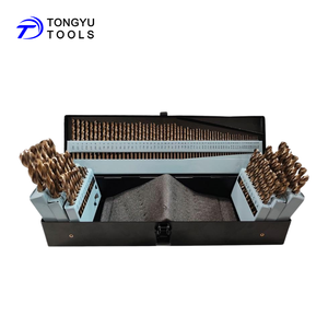 115pcs M35 Cobalt khoan <span class=keywords><strong>bit</strong></span> thiết lập chia điểm jobber chiều dài cho thép không gỉ cứng kim loại hợp kim thép công nghiệp kim loại - Product Image 1