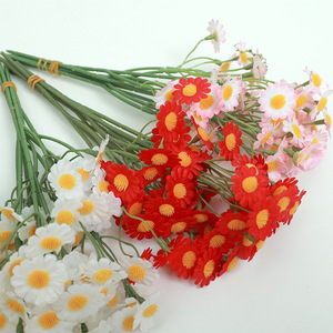 Bouquet de chrysanthèmes artificiels Xinchengzhi 10cm-30cm, fleurs en tissu, style pastoral, pour la décoration de table de salon - Product Image 4