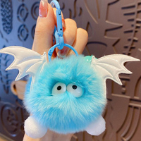 Porte-clés mignon Halloween Petit Diable en peluche douce avec design elfe 3D – Ajoutez du style à votre tenue