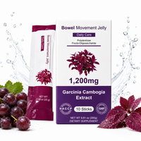 Bâtonnets de gelée pour le transit intestinal à l'extrait de Garcinia Cambogia 1200mg et fibres de polydextrose OEM