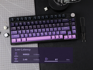 คีย์บอร์ดเกมมิ่ง EPOMAKER HE75 Mag Magnetic Switch แบบ 75% Hall Effect 8000Hz Rapid Trigger 0.1 มม. Gasket Mount RGB Knob สำหรับ Win/Mac - Product Image 2