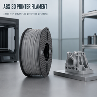 Filament d'imprimante 3D ABS+ 1,75/2,85/3,5 mm, tolérance de 0,02 mm, température d'impression 230-240°C, réduit les déformations des bords