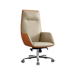 Muebles de oficina contemporáneos de lujo Silla Boss de cuero sintético con características de <span class=keywords><strong>masaje</strong></span> reclinables giratorias para cuero <span class=keywords><strong>Barcelona</strong></span> C - Product Image 3