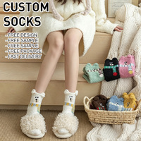 Chaussettes Douces et Moelleuses en Peluche Premium, Demi-Éponge, Respectueuses de la Peau, pour Usage Quotidien