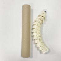 Volants de badminton professionnels hybrides légers de niveau tournoi, en plumes d'oie droites, durables et de haute qualité