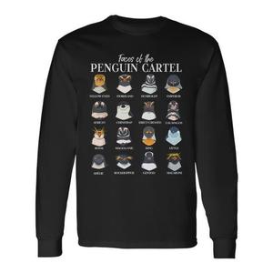 T-shirt à manches longues Penguin Cartel Types Of Penguins - Product Image 1