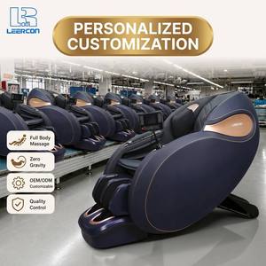 Silla <span class=keywords><strong>de</strong></span> Masaje LEERCON Base 4 con Ruedas, Sincronización Corporal Completa, Pro Masaje, Inducción <span class=keywords><strong>de</strong></span> Sueño Profundo, Diseño Contorneado, Cabina Ciberespacial, Grado Profesional - Product Image 2