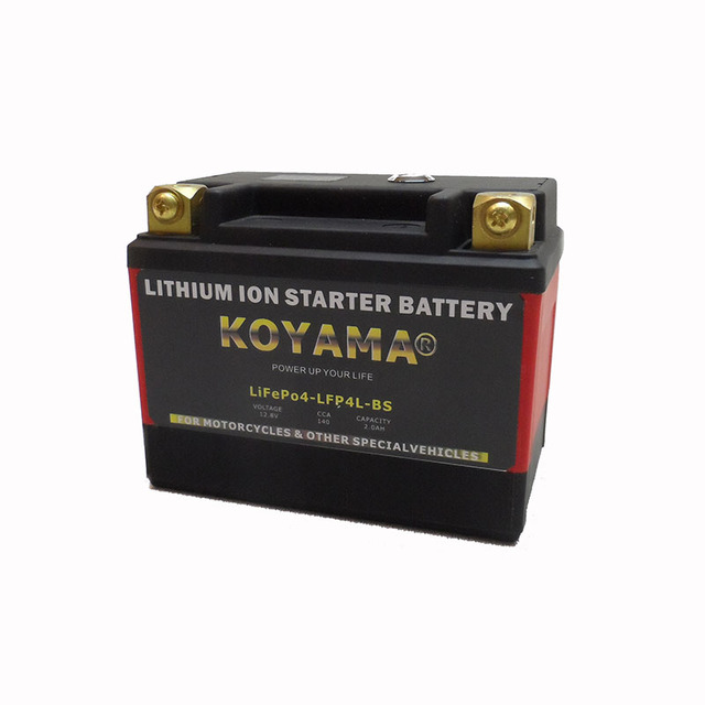 Wholesale 12N4-4B LiFePO4 AGM Motorcycle Battery LFP4L-BS 12V 3.5AH 25.6Wh Power Sport Battery