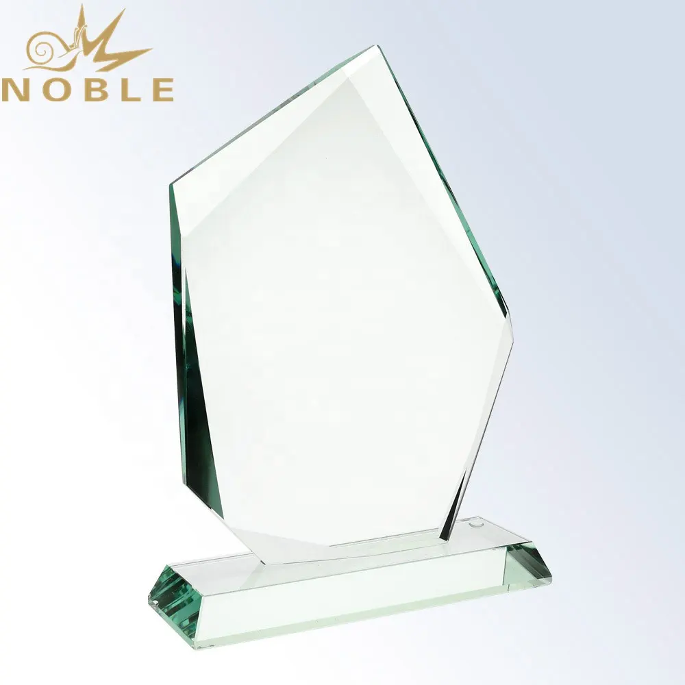 Hohe qualität freies gravur benutzerdefinierte jade glas Summit award plaque
