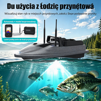 Flytec V803-14 Fish Finder dengan Transduser 500M GPS Fish Finder Sonar Kontrol Radio Nirkabel untuk Memancing Terbaru di Danau