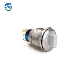 LVBOメタルノブスイッチ19mm防水キーノブボタン3ギアセレクション変換ステンレススチール - Product Image 2