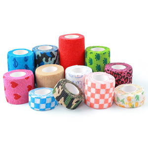 AUPCON özel elastik vet wrap kendinden yapışkanlı olmayan dokuma yapışkan bandaj - Product Image 6