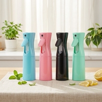 Bouteille pulvérisateur en plastique à gâchette pour coiffeur, brume fine et continue, 200ml 300ml 500ml