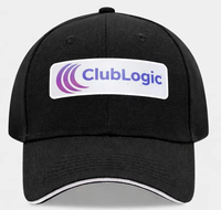 Topi Baseball Enam Panel Berlapis dengan Logo Custom, Laris Manis, Sablon & Bordir Polyester, Cocok untuk Empat Musim, Tersedia Stok