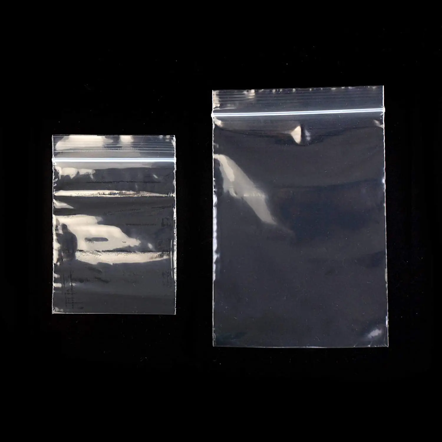 2Mil 2 ''x 3'' di plastica trasparente a chiusura lampo di tenuta baggies piccolo richiudibile poli sacchetto a chiusura lampo di plastica borse