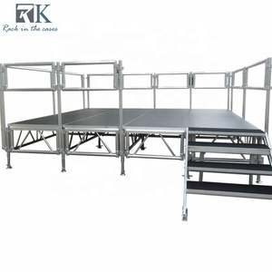 Plataforma de Escenario Portátil de Madera para Eventos al Aire Libre a Gran Escala, Plataforma de Escenario para Conciertos de 4x8 - Product Image 2