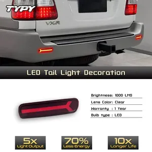 ไฟสะท้อนแสงกันชนหลังรถยนต์ TYPY สำหรับ Lexus LX470 สำหรับ Toyota Land Cruiser ไฟเบรก LED ไฟท้าย ไฟเลี้ยว ปี 1998-2007 - Product Image 5