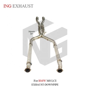 Tubo de Escape Delantero de Acero Inoxidable de Alta Calidad ING para BMW <span class=keywords><strong>M8</strong></span> LCI, Piezas de Alto Flujo para Automóviles de Alto Rendimiento - Product Image 6