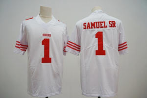 2025 son yüksek kalite toptan in-stok amerikan forması San Francisco 49ers özel nakış futbol forması - Product Image 3