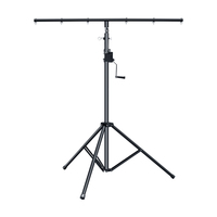 Trípode de Luz Ajustable en Altura SHTX de 3-4.5m, Soporte/Estructura/Torre de Iluminación para Bodas y Fiestas al Aire Libre con Manivela Manual