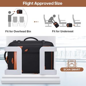 Mochila <span class=keywords><strong>de</strong></span> viaje impermeable grande para ordenador portátil, bolsillo para zapatos aprobado <span class=keywords><strong>de</strong></span> mano geométrico Oxford para <span class=keywords><strong>vuelos</strong></span>, embalaje <span class=keywords><strong>de</strong></span> equipaje para hombres/mujeres - Product Image 6