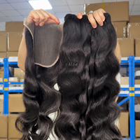 Lots de Cheveux Naturels Ondulés (Body Wave) – Cheveux Indiens Bruts 100% Humains – Couleur Naturelle – Vente en Gros de Cheveux Indiens