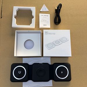 Chargeur sans fil 3 en 1 S30 15W magnétique pour Apple Watch, écouteurs et téléphone, charge rapide, interface Type C - Product Image 1